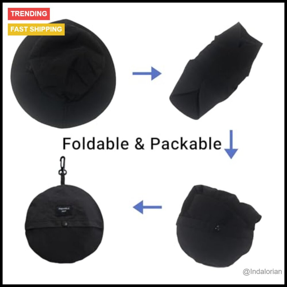 Waterproof Bucket Hat Quick Dry Packable Sun Prot… - image 7